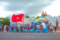 Phố biển Gia Lai ngân vang nhịp cồng chiêng