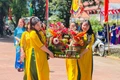 UBND xã Tây Sơn tổ chức hội thi trang trí mâm lễ vật dâng cúng Vua