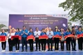 Trung ương Đoàn TNCS Hồ Chí Minh bàn giao công trình không gian thể thao và khởi công nhà nhân ái tại huyện Chư Păh