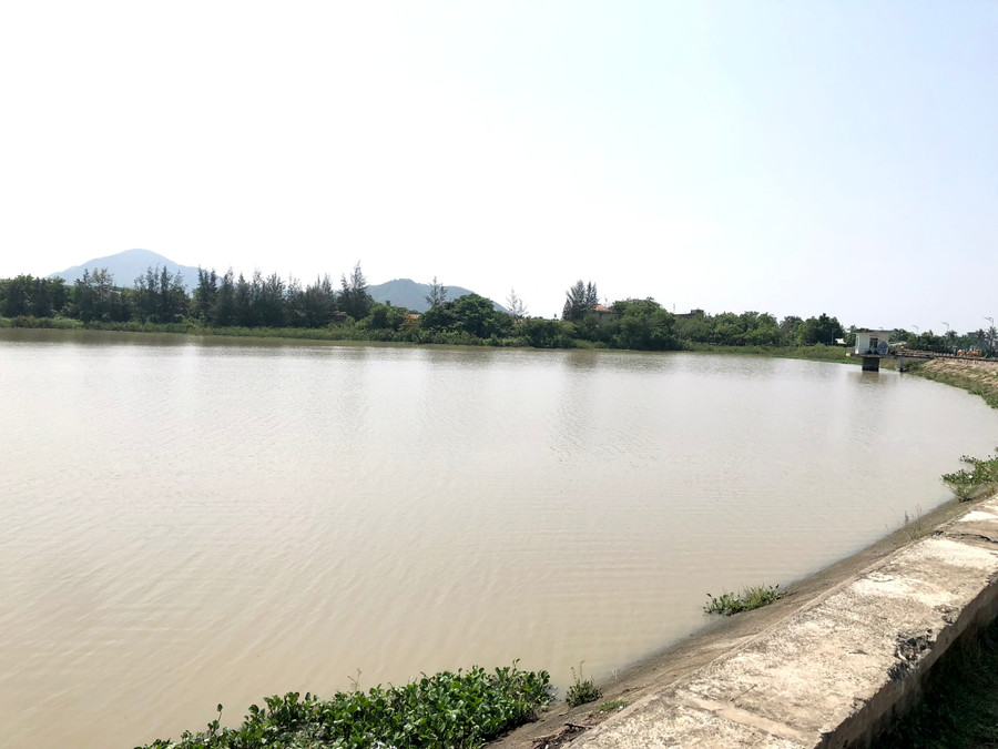 Hồ chứa Phú Cần cơ bản đảm bảo cung cấp nước tưới cho người dân sản xuất. Ảnh: Lê Nam