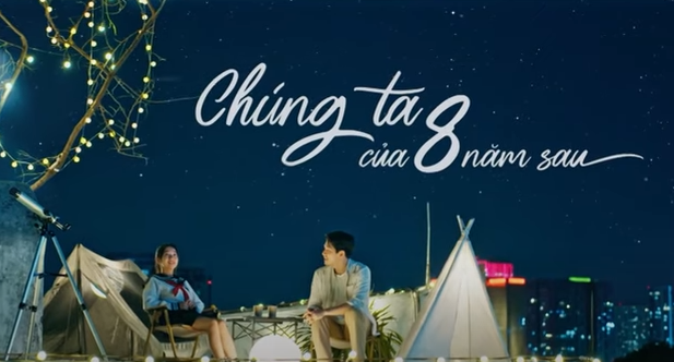 Hoàng Hà và Quốc Anh đang được khán giả &quot;đẩy thuyền&quot; vì quá đẹp đôi trong phim. Ảnh: Chụp màn hình