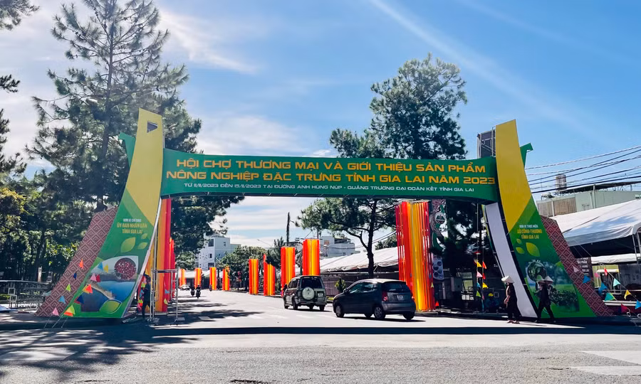 Hội chợ thương mại và giới thiệu sản phẩm nông nghiệp đặc trưng tỉnh Gia Lai sẽ được tổ chức từ ngày 11 đến 15-11. Ảnh: V.T