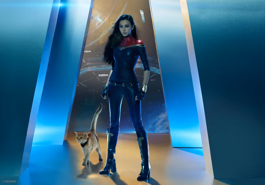 Hai tạo hình trang phục siêu anh hùng của Thùy Tiên