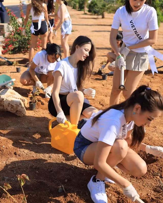Miss Eco Teen International góp phần nâng cao nhận thức về việc bảo vệ môi trường. Ảnh: FBNV