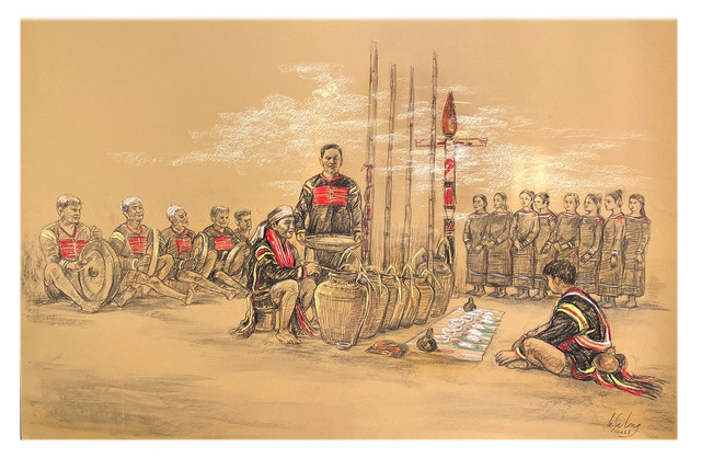 Giây phút thiêng liêng (nghi lễ cúng trưởng thành của dân tộc Ê đê, tỉnh Đắk Lắk)