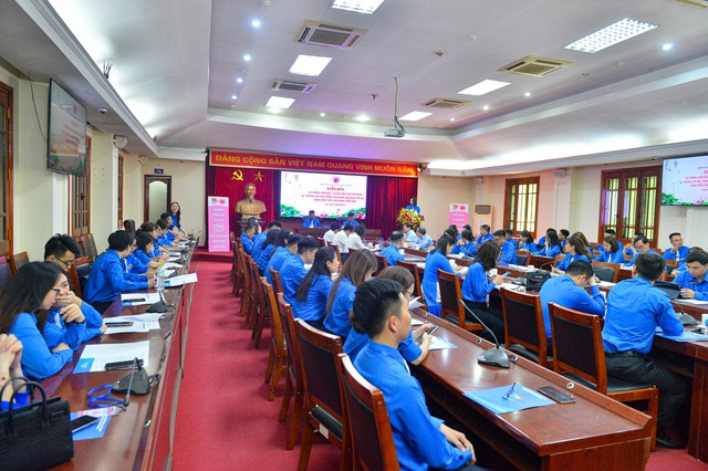 Chàng sinh viên Gen Z học tập phong cách Bác Hồ thông qua 7 nốt nhạc - Ảnh 1. Toàn cảnh diễn đàn. Ảnh: Đình Huy