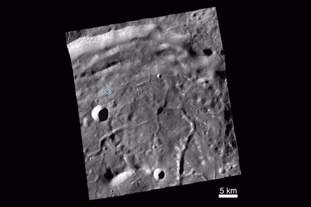 Bức ảnh khu vực bề mặt của Mặt Trăng. Nguồn: NASA