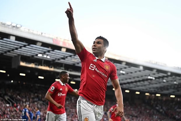 Casemiro tiếp tục tỏa sáng để giúp M.U giành vé dự Champions League. Nguồn: Getty Images Casemiro tiếp tục tỏa sáng để giúp M.U giành vé dự Champions League. Nguồn: Getty Images