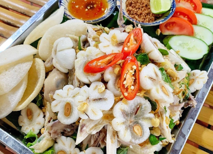 Gỏi măng cụt xanh gây sốt mạng xã hội.