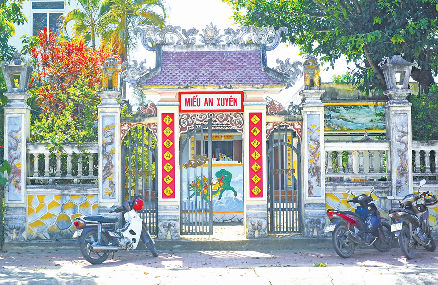 Miếu An Xuyên. Ảnh: Bá Tính Miếu An Xuyên. Ảnh: Bá Tính