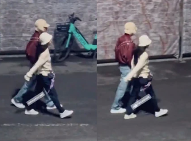 Hình ảnh được cho là Jennie (BlackPink) và V (BTS) hẹn hò ở Pháp cách đây ít tháng. Hình ảnh được cho là Jennie (BlackPink) và V (BTS) hẹn hò ở Pháp cách đây ít tháng.