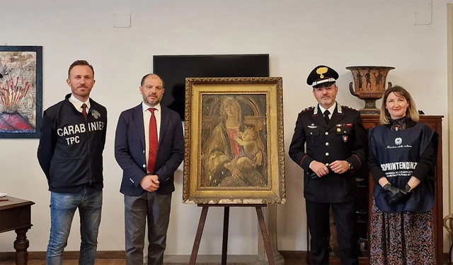 Bức tranh của Sandro Botticelli đã được thu hồi Bức tranh của Sandro Botticelli đã được thu hồi