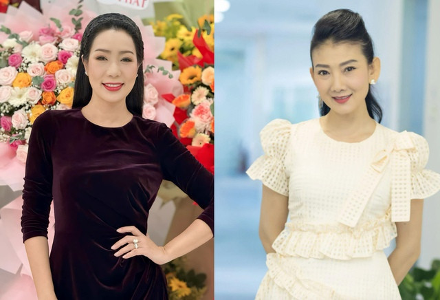 Trịnh Kim Chi và Mỹ Uyên là hai gương mặt quen thuộc của mảng sân khấu được phong tặng danh hiệu NSND