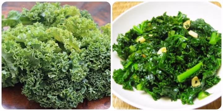 Rau cải xoăn rất tốt cho sức khỏe.