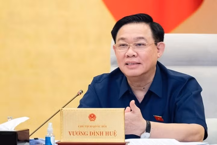 Chủ tịch Quốc hội Vương Đình Huệ.