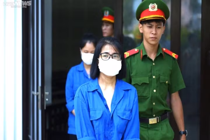 Bị cáo Nguyễn Thị Thanh Nhàn. Bị cáo Nguyễn Thị Thanh Nhàn.