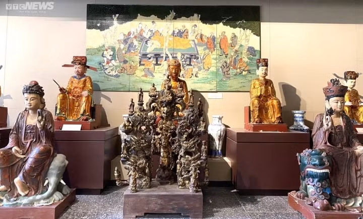Ngắm 500 cổ vật quý hiếm tại Bảo tàng Văn hóa Phật giáo đầu tiên ở Việt Nam ảnh 7