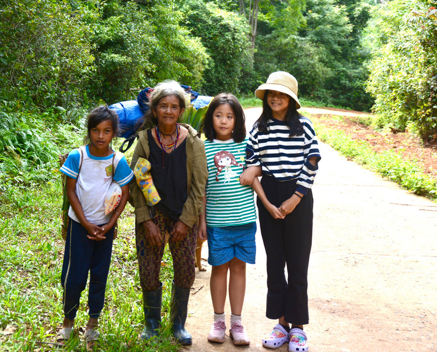 Đường vào làng Kon Von 2, xã Đak Rong, huyện Kbang. Ảnh: N.T.D