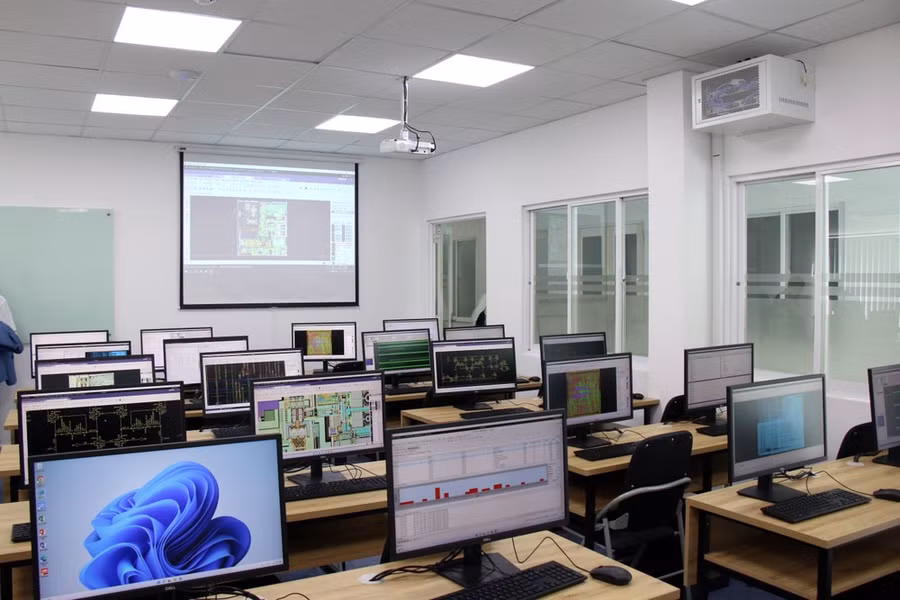 Một phòng thiết kế vi mạch. Ảnh minh họa. Ảnh: Tiến Lực/TTXVN