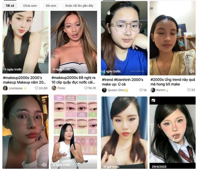 Trào lưu 'biến hình' phong cách những năm 2000 gây sốt mạng Trào lưu 'biến hình' phong cách những năm 2000 gây sốt mạng