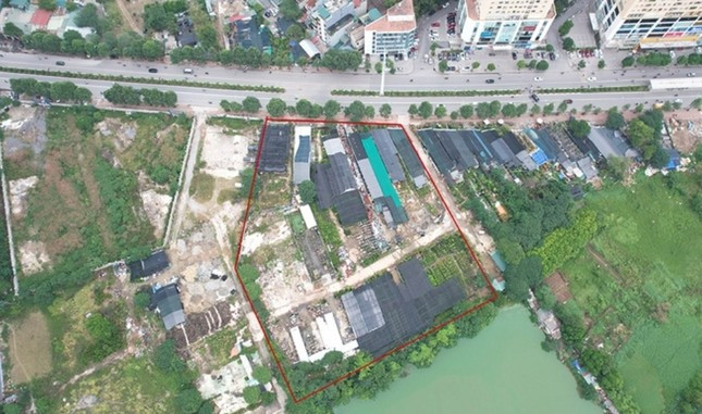 Dự án nhà ở xã hội Rice City tại Nam Từ Liêm (Hà Nội) gặp nhiều vướng mắc. Ảnh: Trần Hoàng