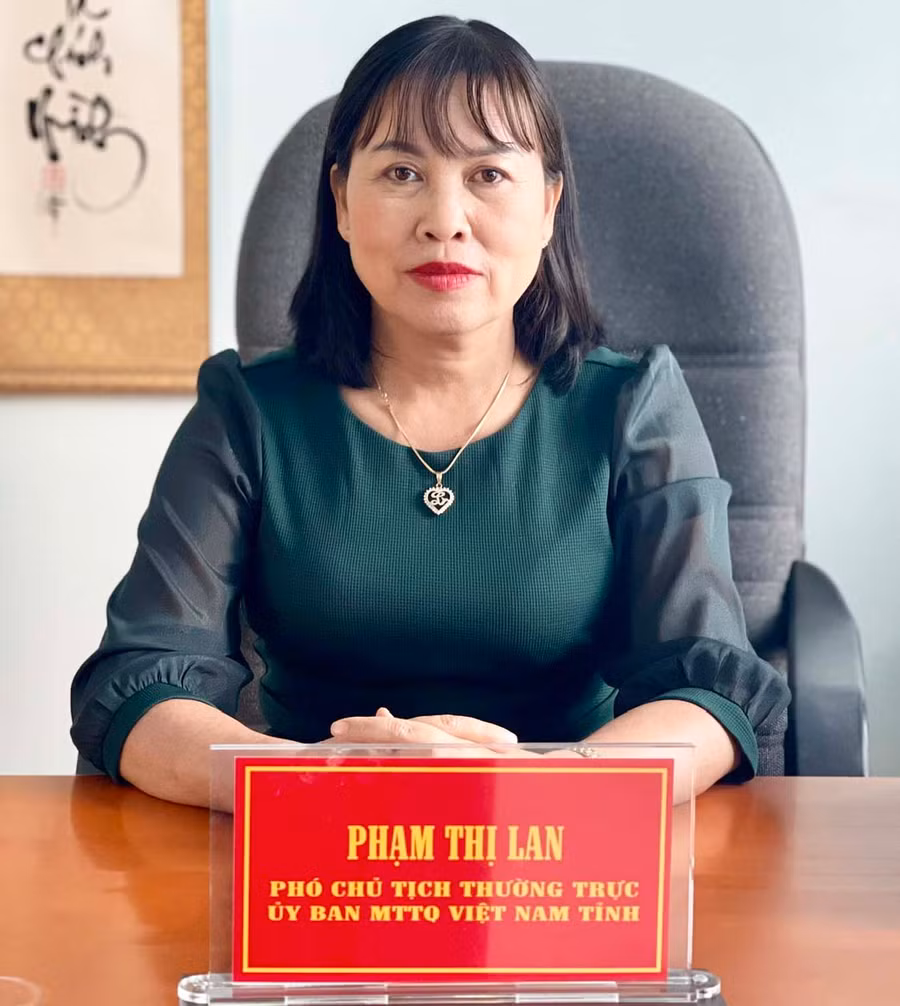 Bà Phạm Thị Lan. Ảnh: P.D