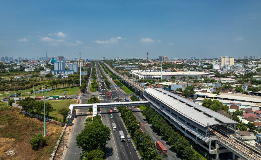 Ga Khu công nghệ cao dài 137,5m, rộng 22m, cao 19,45m, cũng là ga loại A Ga Khu công nghệ cao dài 137,5m, rộng 22m, cao 19,45m, cũng là ga loại A