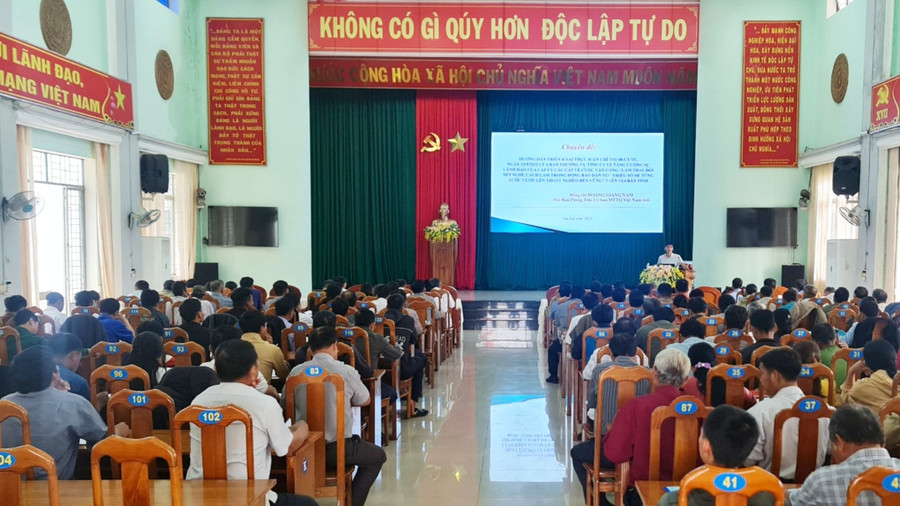 Quang cảnh lớp tập huấn. Ảnh: Ngọc Anh Quang cảnh lớp tập huấn. Ảnh: Ngọc Anh