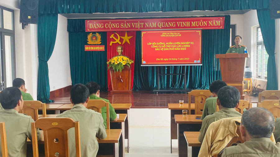 Quang cảnh lớp tập huấn, bồi dưỡng. Ảnh: Trúc Phùng Quang cảnh lớp tập huấn, bồi dưỡng. Ảnh: Trúc Phùng