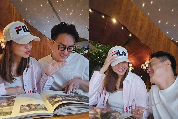 Siêu mẫu Thanh Hằng vừa đăng tải loạt ảnh tình tứ bên ông xã ngày cuối tuần. Có thể thấy, ánh mắt của nữ siêu mẫu tràn ngập hạnh phúc khi ở bên nhạc trưởng Trần Nhật Minh. Đặc biệt, ông xã Thanh Hằng còn có hành động nhìn vợ say đắm không rời. Siêu mẫu Thanh Hằng vừa đăng tải loạt ảnh tình tứ bên ông xã ngày cuối tuần. Có thể thấy, ánh mắt của nữ siêu mẫu tràn ngập hạnh phúc khi ở bên nhạc trưởng Trần Nhật Minh. Đặc biệt, ông xã Thanh Hằng còn có hành động nhìn vợ say đắm không rời.