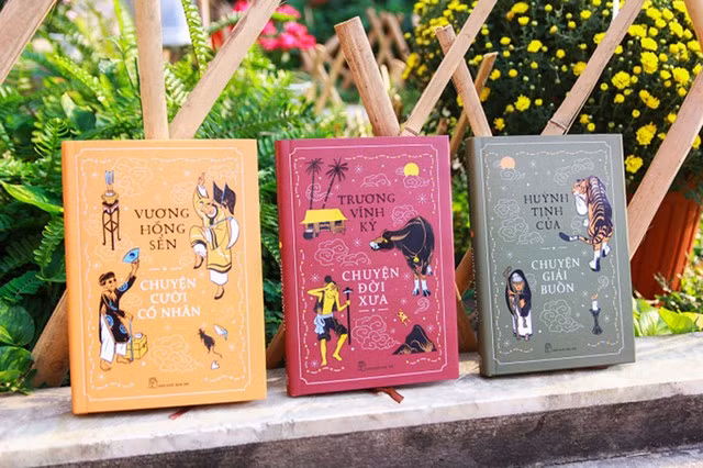 Bộ 3 quyển sách lưu giữ hồn Việt do NXB Trẻ phát hành. (Ảnh: NXB TRẺ)