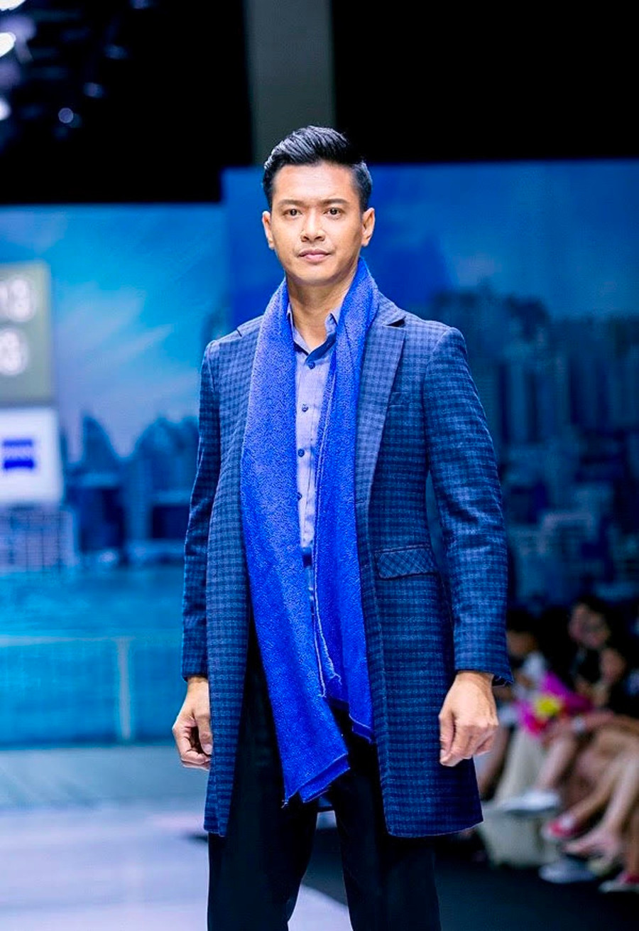 Siêu mẫu Hồ Đức Vĩnh có chiều cao 1m87. (Ảnh: BTC)