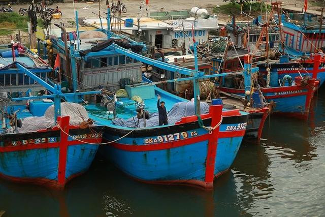 Ngư dân Nguyễn Đình Bê - nhân vật mà người viết phải theo đuổi nhiều ngày mới gặp được