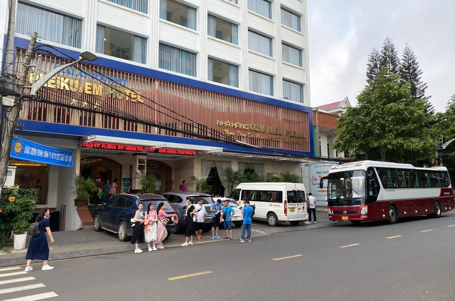 Dịp hè, nhiều cơ sở kinh doanh dịch vụ lưu trú khuyến mãi để thu hút khách hàng (ảnh đơn vị cung cấp).