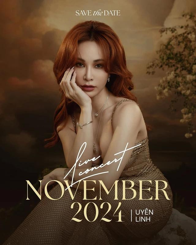 Poster liveshow của Uyên Linh