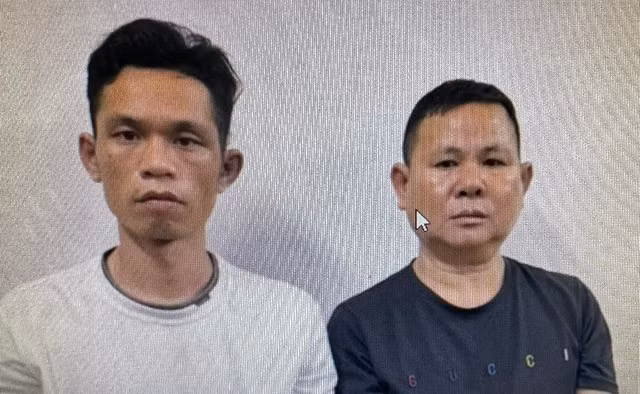 Hai người nước ngoài bị bắt giữ. Ảnh: Công an Thanh Hóa