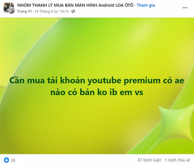 Chỉ cần đăng bài tìm mua, người dùng sẽ nhận được hàng loạt báo giá