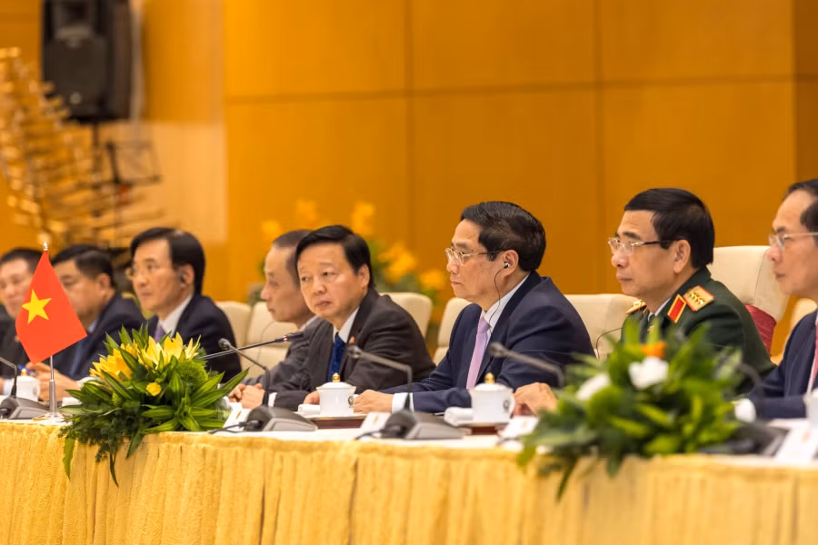 Thủ tướng Phạm Minh Chính tại hội kiến