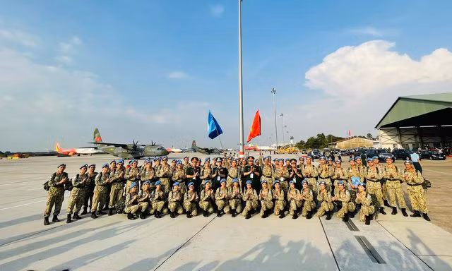 Bệnh viện Quân y 175 được giao nhiệm vụ triển khai tham gia hoạt động gìn giữ hòa bình Liên Hiệp Quốc. Ảnh: Duy Tính