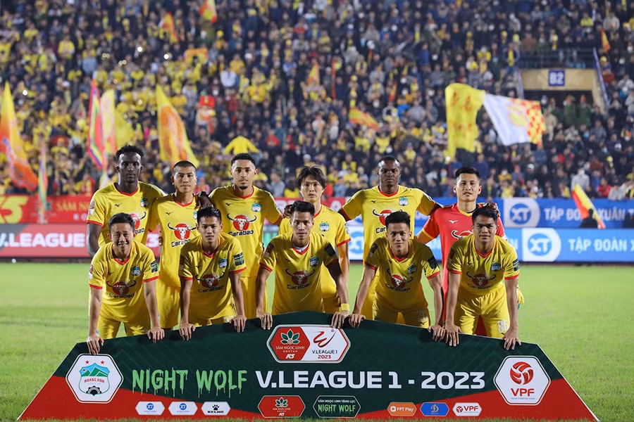 Hoàng Anh Gia Lai vẫn chưa biết thắng sau 4 vòng đấu. Ảnh: VPF