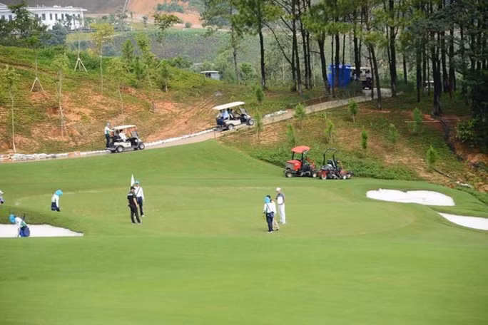 Sân golf FLC Hạ Long, nơi Công ty CP Tập đoàn FLC đã đào 8 giếng khoan trái phép