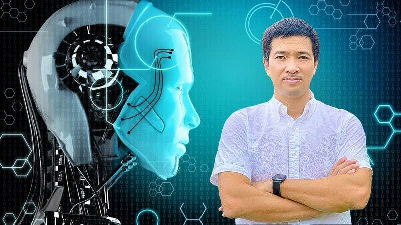 Ông Phan Đức Trung - Phó Chủ tịch Hiệp hội Blockchain Việt Nam. Đồ hoạ: Phan Anh