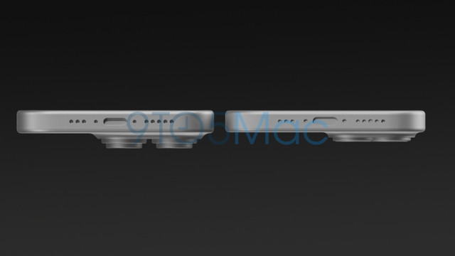 iPhone 15 (trái) và iPhone 15 Pro. Ảnh: 9TO5MAC