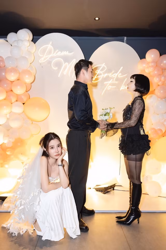 Thiên Minh và Trang Hý đóng giả cặp đôi làm đám cưới