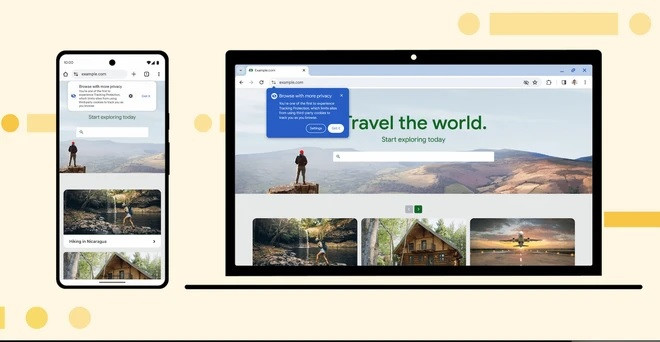 Người sẽ nhận được thông báo khi được chọn tham gia thử nghiệm tính năng Bảo vệ Theo dõi. Người sẽ nhận được thông báo khi được chọn tham gia thử nghiệm tính năng Bảo vệ Theo dõi.
