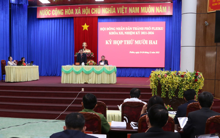 Quang cảnh kỳ họp. Ảnh: Q.T Quang cảnh kỳ họp. Ảnh: Q.T