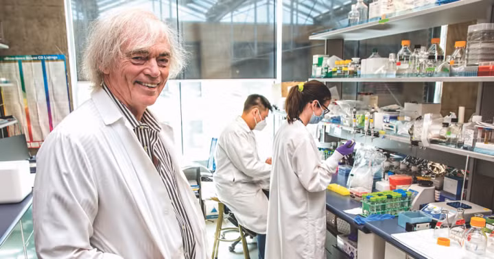 GS. Pieter Cullis, đồng Chủ nhân Giải thưởng Chính VinFuture 2021, Giám đốc Viện Khoa học Đời sống tại Đại học British Columbia (UBC). Ảnh: BIV