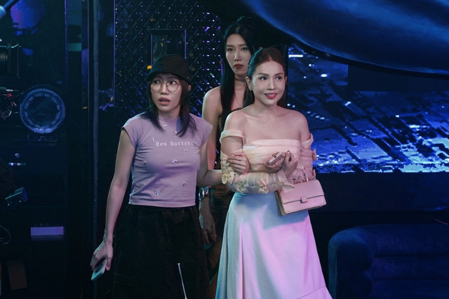 Bộ ba Thúy Ngân, Diệu Nhi, Khả Như trong phim