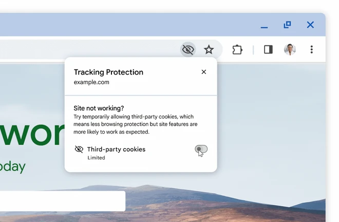 Người dùng có thể tái kích hoạt cookie bên thứ ba bằng cách nhấp vào biểu tượng con mắt. Người dùng có thể tái kích hoạt cookie bên thứ ba bằng cách nhấp vào biểu tượng con mắt.