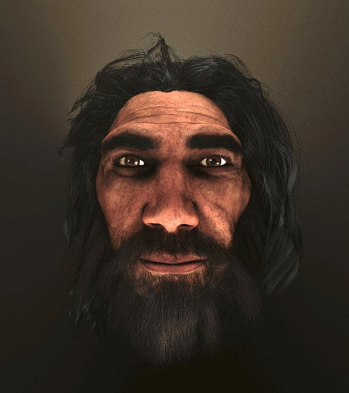 Chân dung người đàn ông 35 tuổi thuộc về loài người tuyệt chủng Homo heidelbergensis. Ảnh: Journal of Archaeological Science: Reports